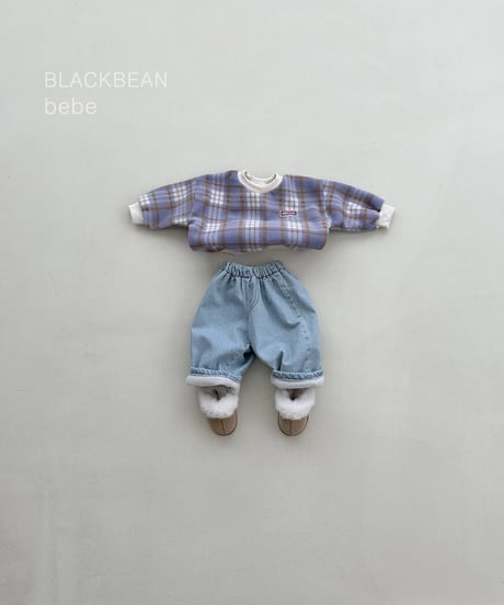 4[予約]blackbean slope bebe pants(baby)
