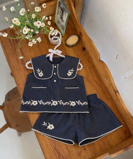 11[予約]marron lily blouse(XS-L)