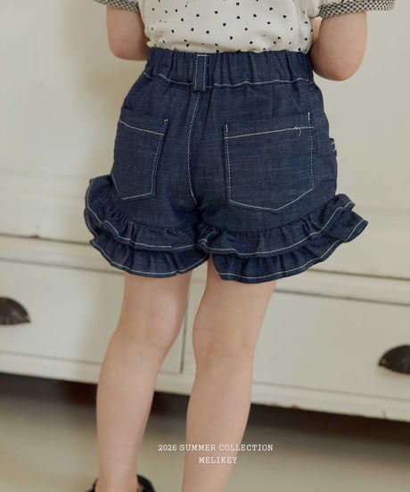 44[予約]melikey tutu frill shorts(denim)