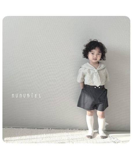 79[予約]nunubiel buckle pants