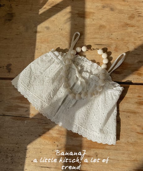 7[予約]BANANAJ butterfly blouse