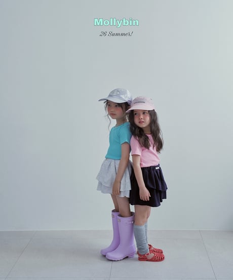 14[予約]Mollybin pony uneven skirt pants