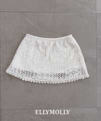 21[予約]ELLYMOLLY logi crochet sk