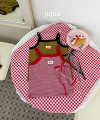9[予約]jujua striped tank top