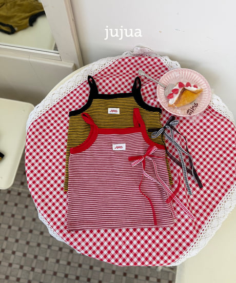 9[予約]jujua striped tank top