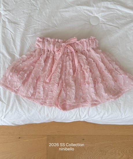 58[予約]ninibello chiffon souffle pants