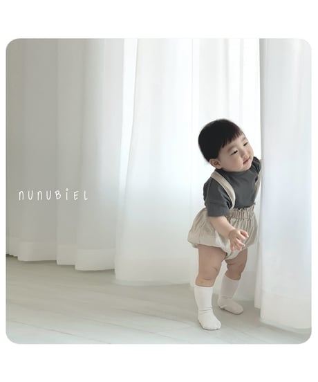 38[予約]nunubiel cool suspender romper