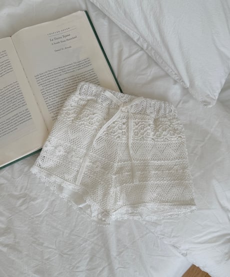 56[予約]ninibello crochet shorts