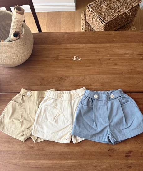 [即納]ohho milk bijou shorts