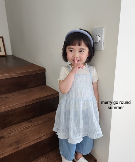 41[予約]merry go round snowflake camisole ops