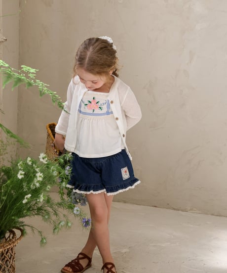 13[予約]FLO rose denim pants