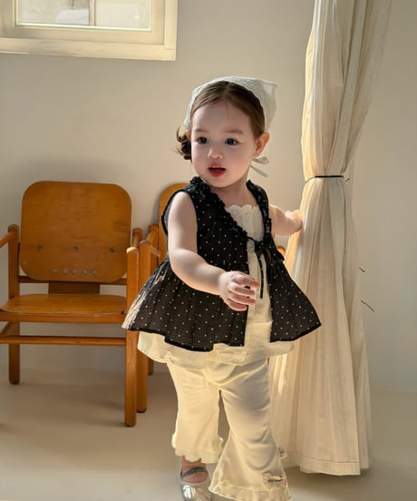 31[予約]mydaughter dot double romance sleeveless