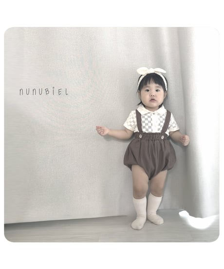 34[予約]nunubiel bebe quadrangle shirts