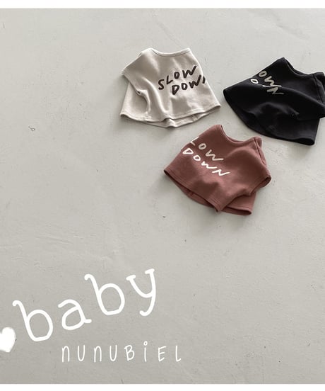24[予約]nunubiel bebe slow t-shrts