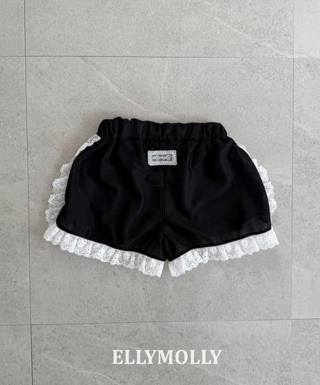 47[予約]ELLYMOLLY mesh frill shorts