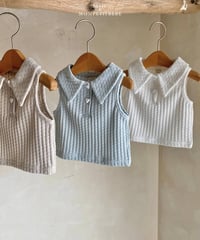 3[予約]elov&monpetitbebe rael collar tee