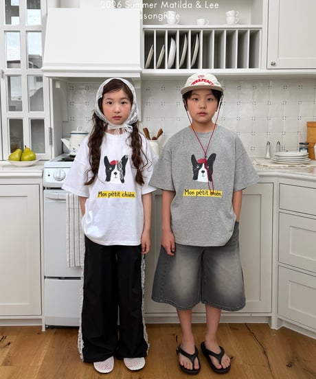41[予約]matilda&lee petit dog tee