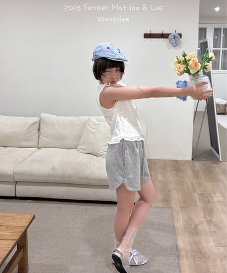 17[予約]matilda&lee eyelet wing tee
