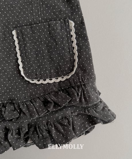 265[予約]ELLYMOLLY little pocket frill ops