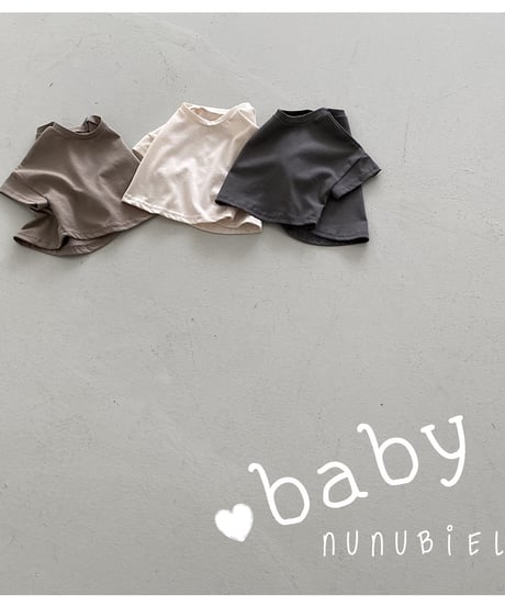 67[予約]nunubiel bebe marine t-shirt