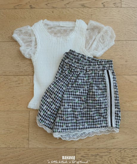 63[予約]BANANAJ miu lace top