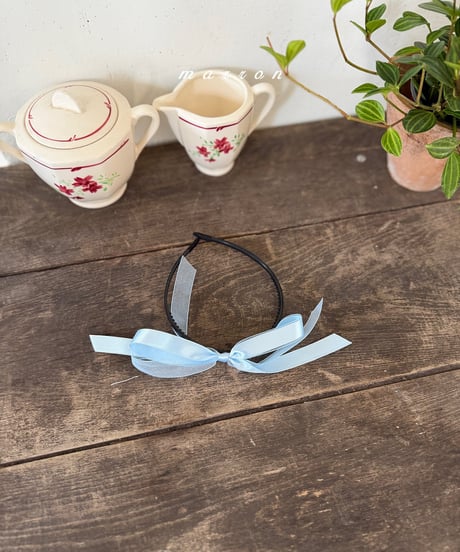 55[予約]marron ribbon headband