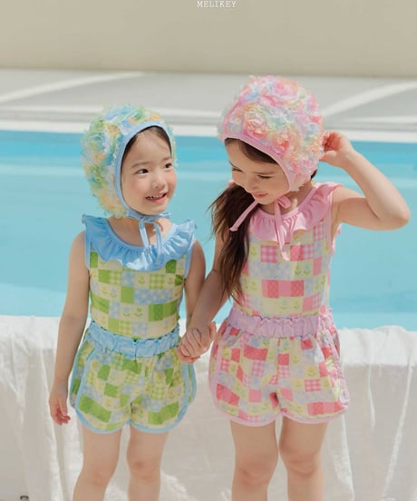 79[予約]melikey color pop swim cap