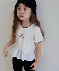 7[予約]momoann windy frill tee