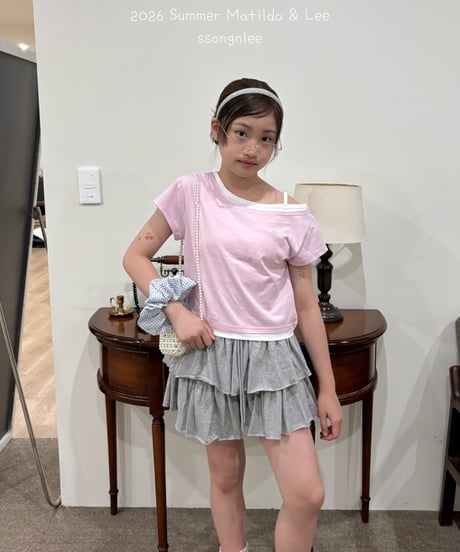54[予約]matilda&lee day ruffle skirt