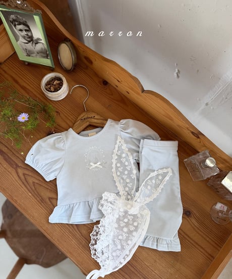 57[予約]marron rabbit hairband
