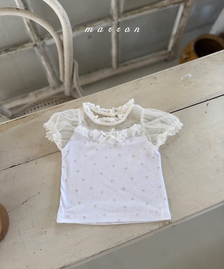7[予約]marron yvonne t-shirt(XS-L)