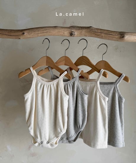 8[予約]La.camel vanilla camisole suit