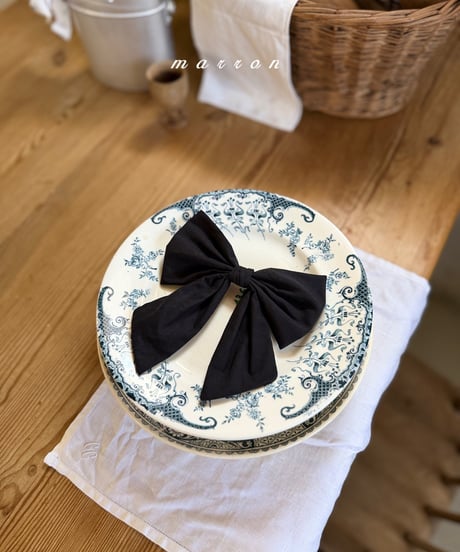 71[予約]marron bubble ribbon brooch