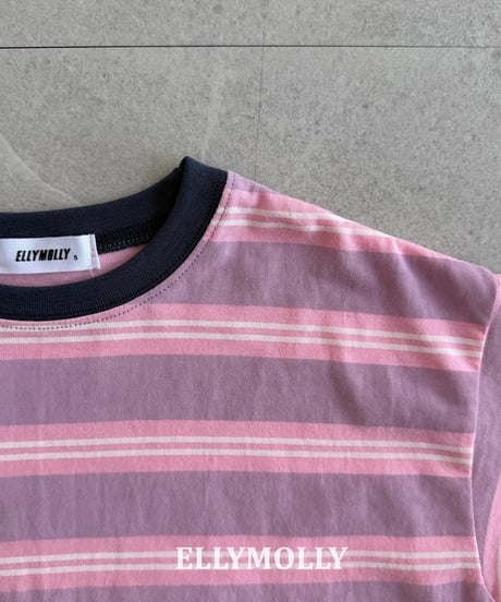3[予約]ELLYMOLLY washed st boxy tee