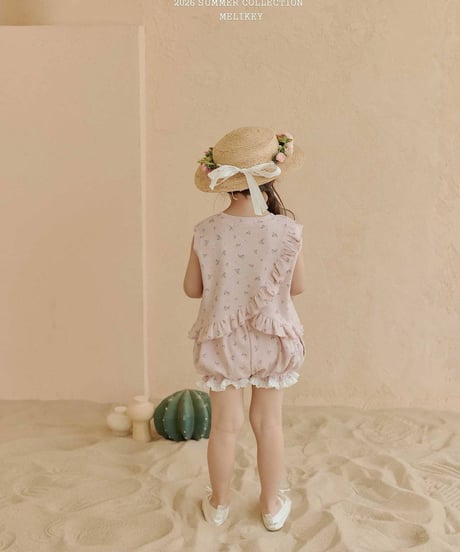 61[予約]melikey dindin frill sleveless t-shirt