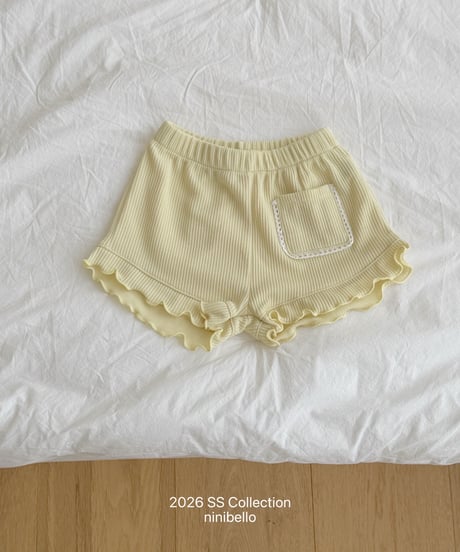 85[予約]ninibello romi pocket pants