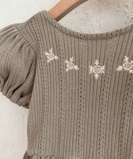 105[予約]monbebe lea embroidered suit(baby)