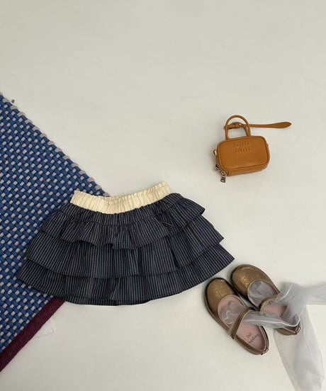 74[予約]aiai 3tier frill skirt