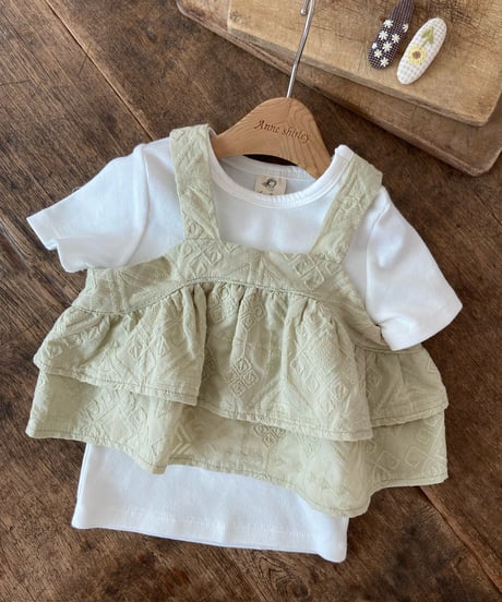 17[予約]anneshirley tiffany tiered vest