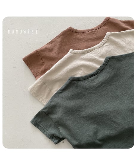 69[予約]nunubiel bebe smile t-shirt