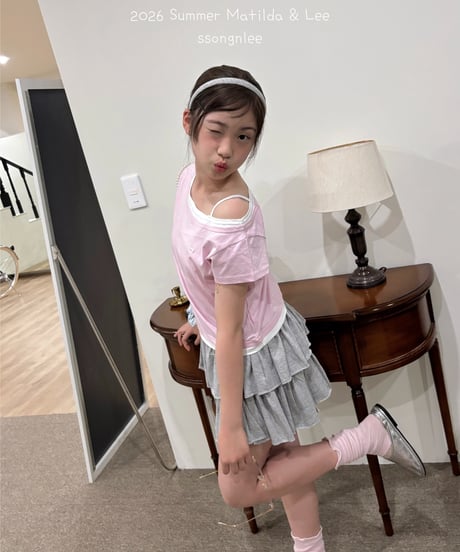 54[予約]matilda&lee day ruffle skirt