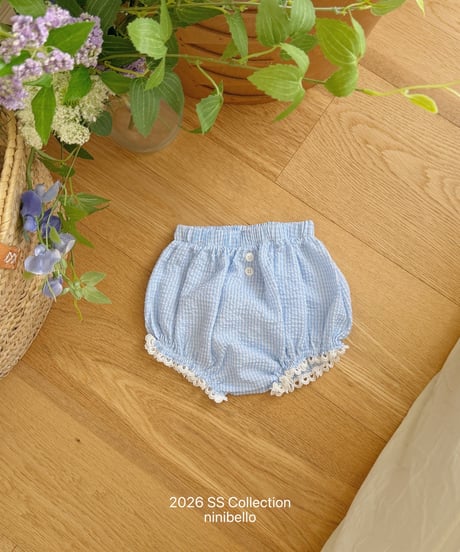 103[予約]ninibello sour lace bloomers(baby)