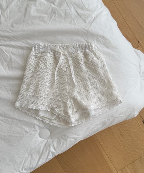 56[予約]ninibello crochet shorts