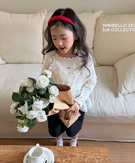 [即納]ninibello garden shirring bustier
