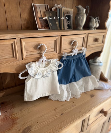 10[予約]marron ribbon set up(XS-L)