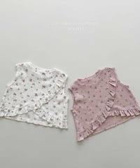 61[予約]melikey dindin frill sleveless t-shirt