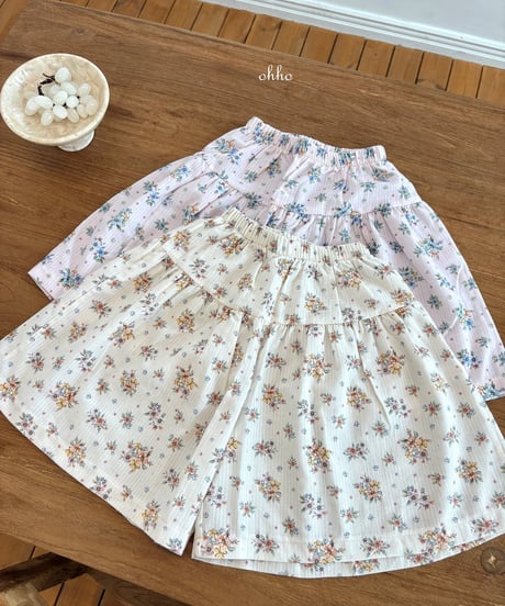 31[予約]ohho rose wide pants