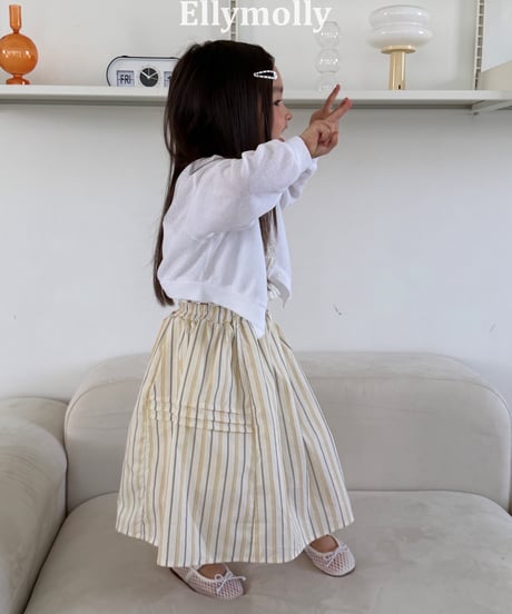 51[予約]ELLYMOLLY blanche long skirt