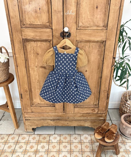 21[予約]ohho monet suspender skirt