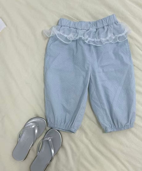 22[予約]aiai milky blue jogger pants